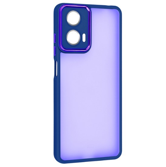 Накладка Luxury Metal Lens для MOTO G04/G04S/G24 синя-0