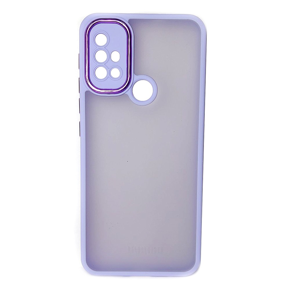 Накладка Luxury Metal Lens для MOTOROLA G10/G20/G30 (Бузковий)-0