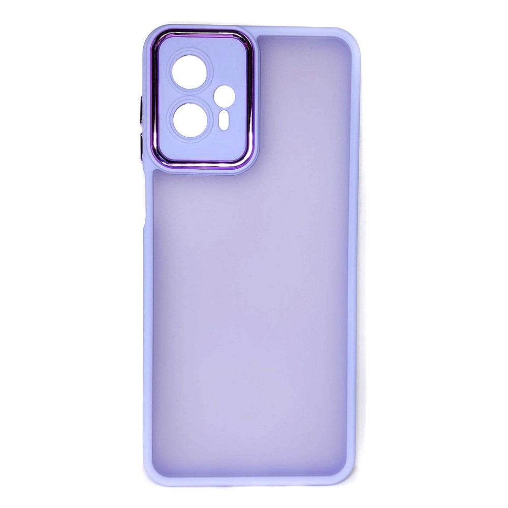 Накладка Luxury Metal Lens для MOTOROLA G13/G23 (Бузковий)-0
