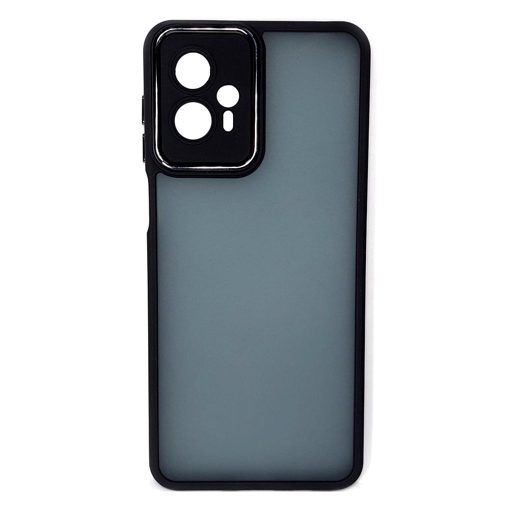 Накладка Luxury Metal Lens для MOTOROLA G13/G23 (Чорний)-0