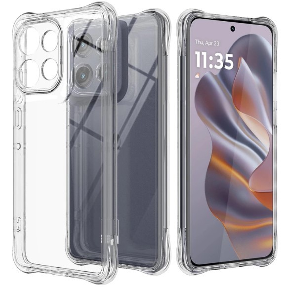 Накладка GETMAN Ease logo WXD для Motorola Moto G15 прозорий-0
