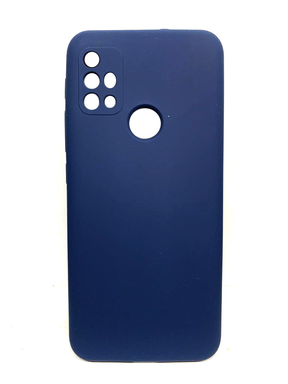 Silicone Case Full Camera для Moto G20 Dark Blue-0