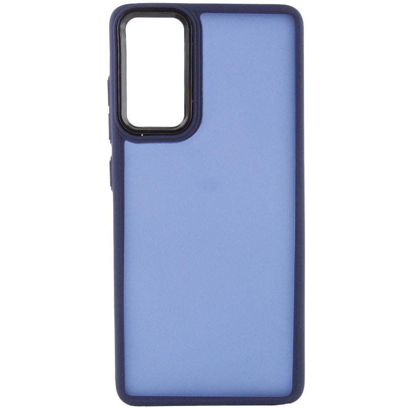 Накладка TPU+PC Lyon Frosted для Moto G85 /Motorola Edge 50 Fusion (Navy blue)-0