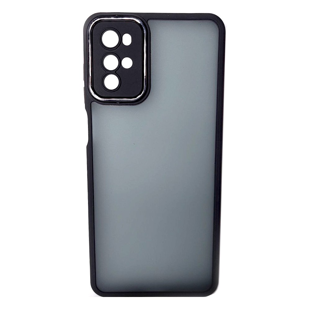 Накладка Luxury Metal Lens для MOTOROLA G22 (Чорний)-0
