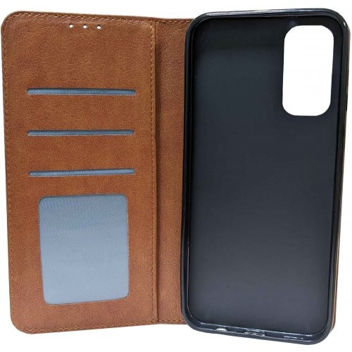 Книжка DM Book для Moto G24 / G04 / G04s / E14 темно-коричнева-2