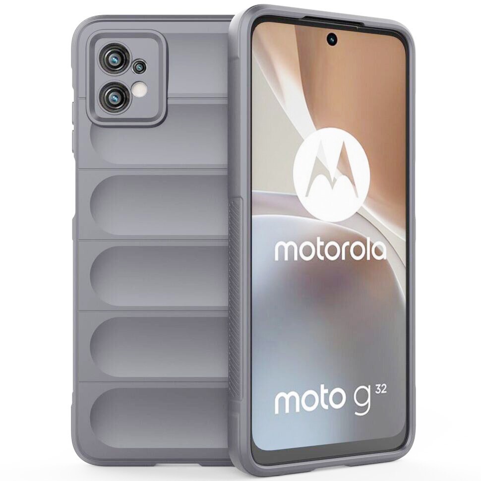 Накладка Cosmic magic shield для Motorola G32 Light grey-0