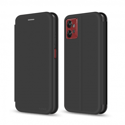 Книжка MAKE для Moto G32 (Soft-Touch PU) Black-0