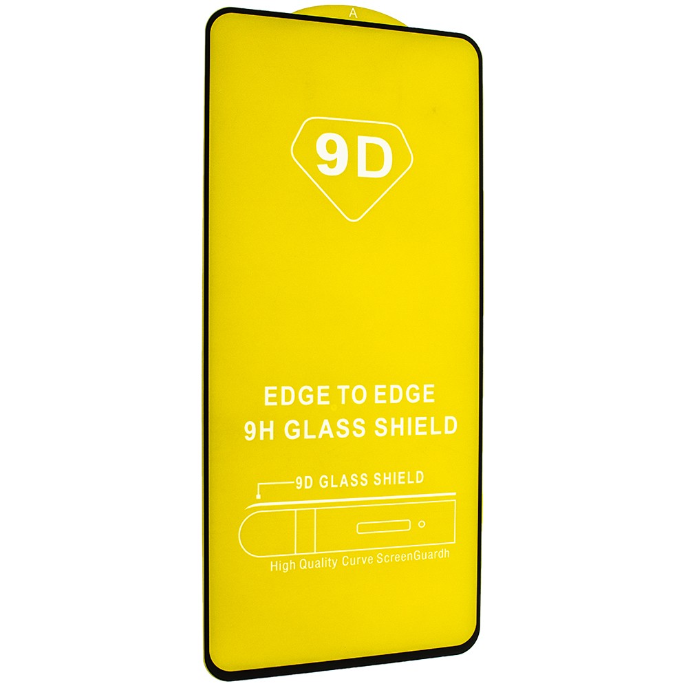 Захисне скло Full Glue для Realme 6 Pro з чорною рамкою-0