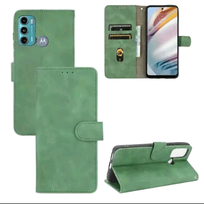Книжка Leather Book для Motorola Moto G60 (Green)-0