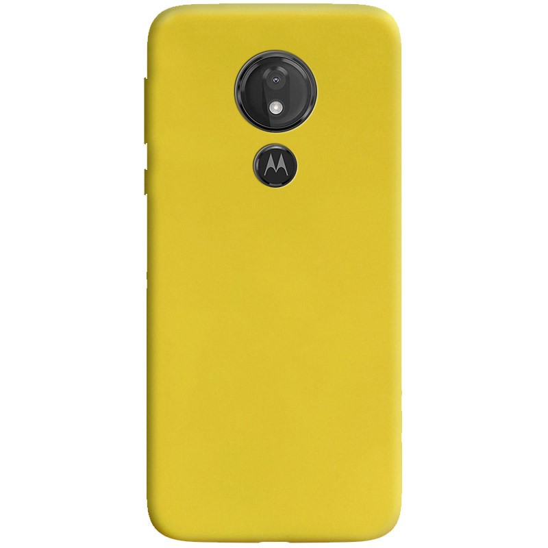 Накладка Candy для Moto G7 Play жовта-0