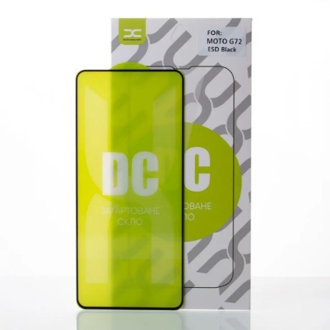 Захисне скло DC для Motorola Moto G72 (чорний)-0