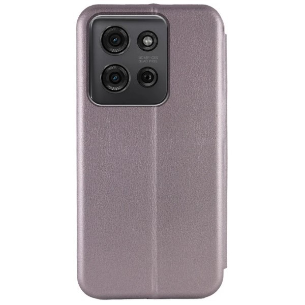 Книжка Premium для Moto G75 сіра-1