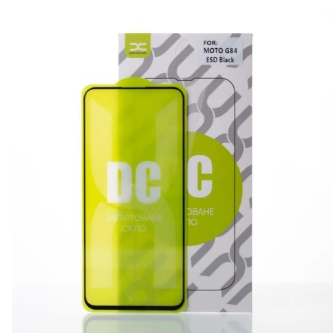 Захисне скло DC для Motorola Moto G84 (чорний)-0