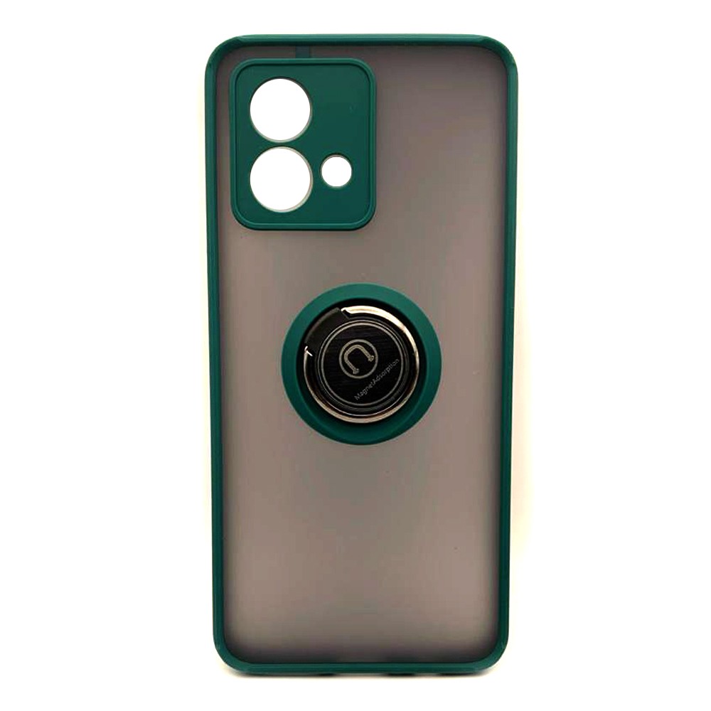 Накладка Totu Gingle Ring для MOTOROLA G84 5G  темно-зелена-0