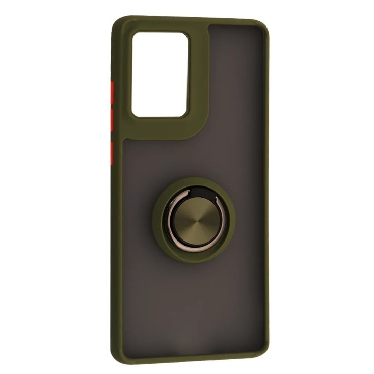 Чохол Totu Gingle Ring для Moto Edge 50 Fusion / Moto G85 Хакі-0