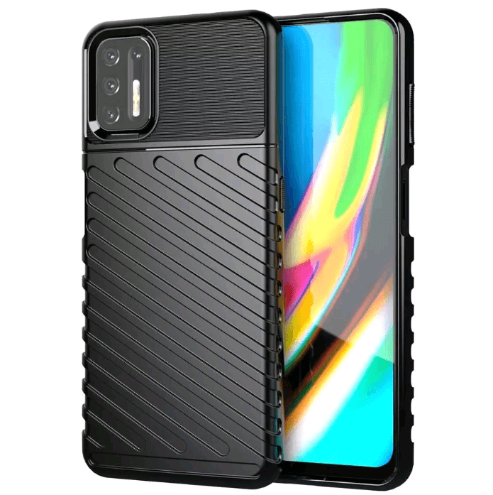 Накладка Thunder  для Moto G9 Plus (Чорна)-0