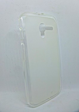 Накладка для Motorola Moto X білий (силікон)-0