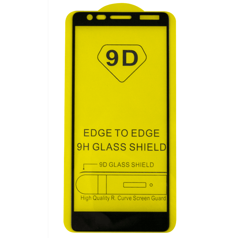 Захисне скло Full Glue для Nokia 3 з чорною рамкою-0