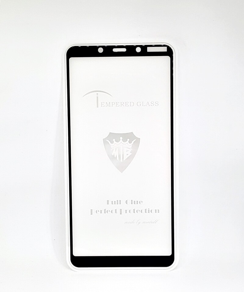Зхисне скло Full Glue для Nokia 3.1 Plus з чорною рамкою-0