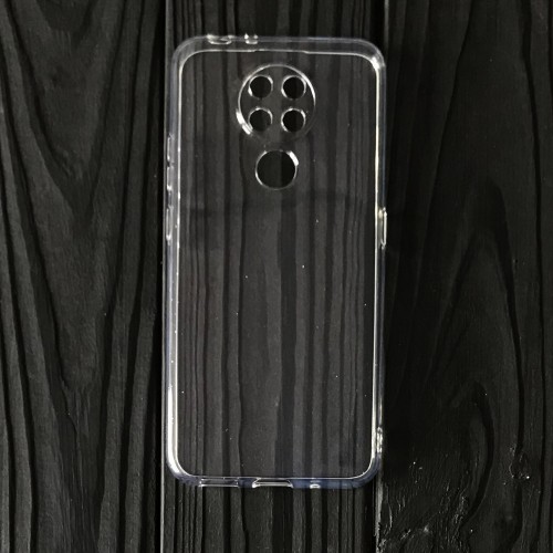 Накладка Molan Cano Glossy Jelly для Nokia 3.4 прозора з блискітками-0