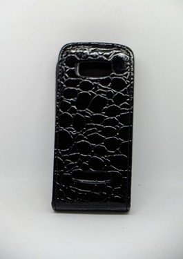 Фліп Croco Classic Nokia Asha 305/306 чорний-1