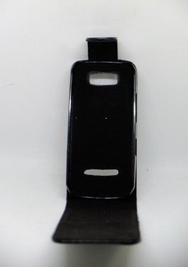 Книжка для Nokia Asha 305/306 черная рептилія-2