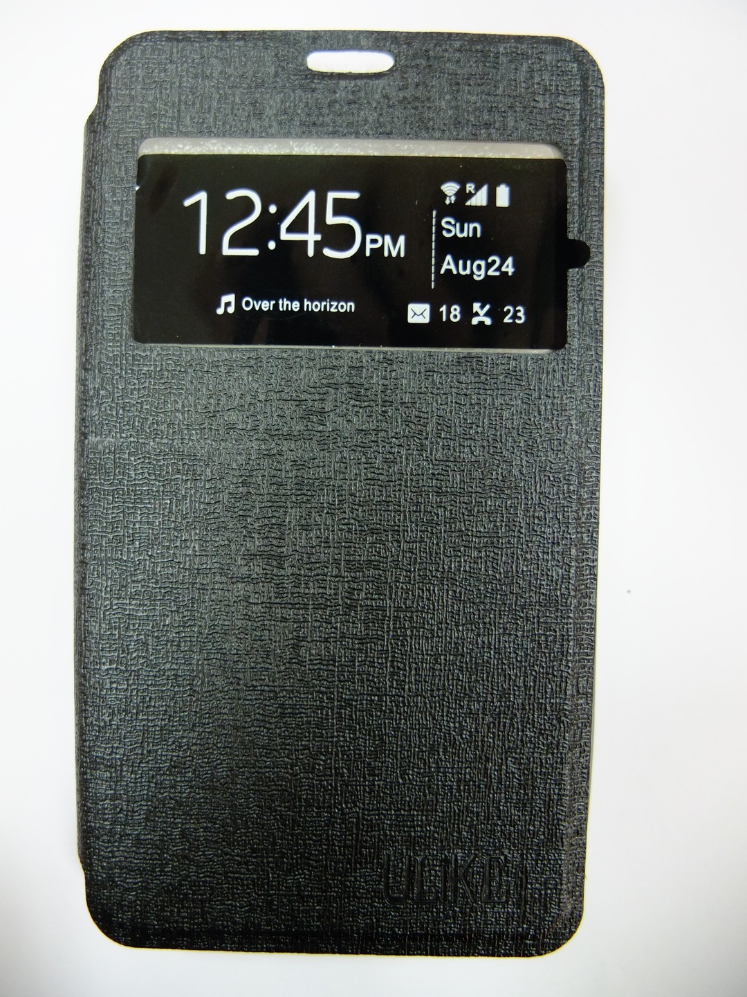Книжка Ulike для Nokia Lumia 430 з вікном чорна-0