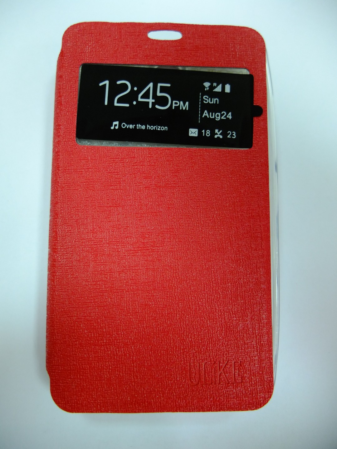 Книжка Ulike для Nokia Lumia 430 з вікном червоона-0