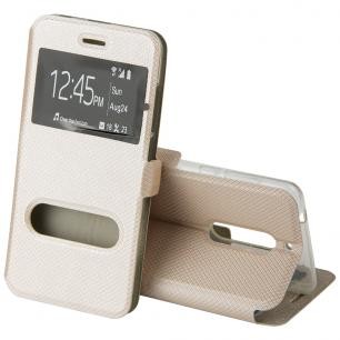 Книжка MODERN Style Nokia 5 (окно) (Золота)-0