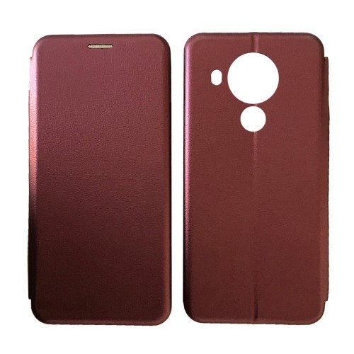 Книжка Premium для Nokia 5.4 бордова-0