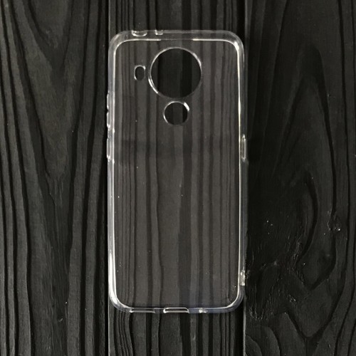 Накладка Molan Cano Glossy Jelly для Nokia 5.4 прозора з блискітками-0
