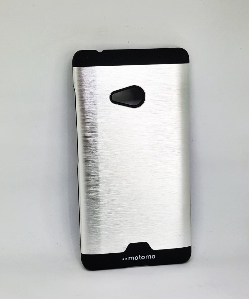Накладка для Nokia Lumia 540 Motomo металева срібна-0