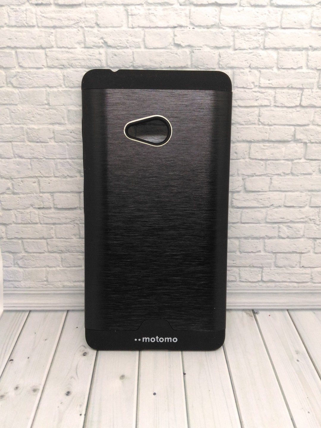 Накладка для Nokia Lumia 540 Motomo металева чорна-0