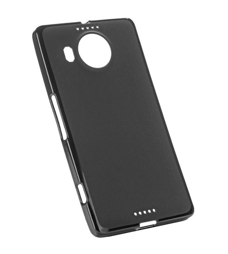 Накладка TOTO для Microsoft Lumia 950 матовий силікон чорний-0