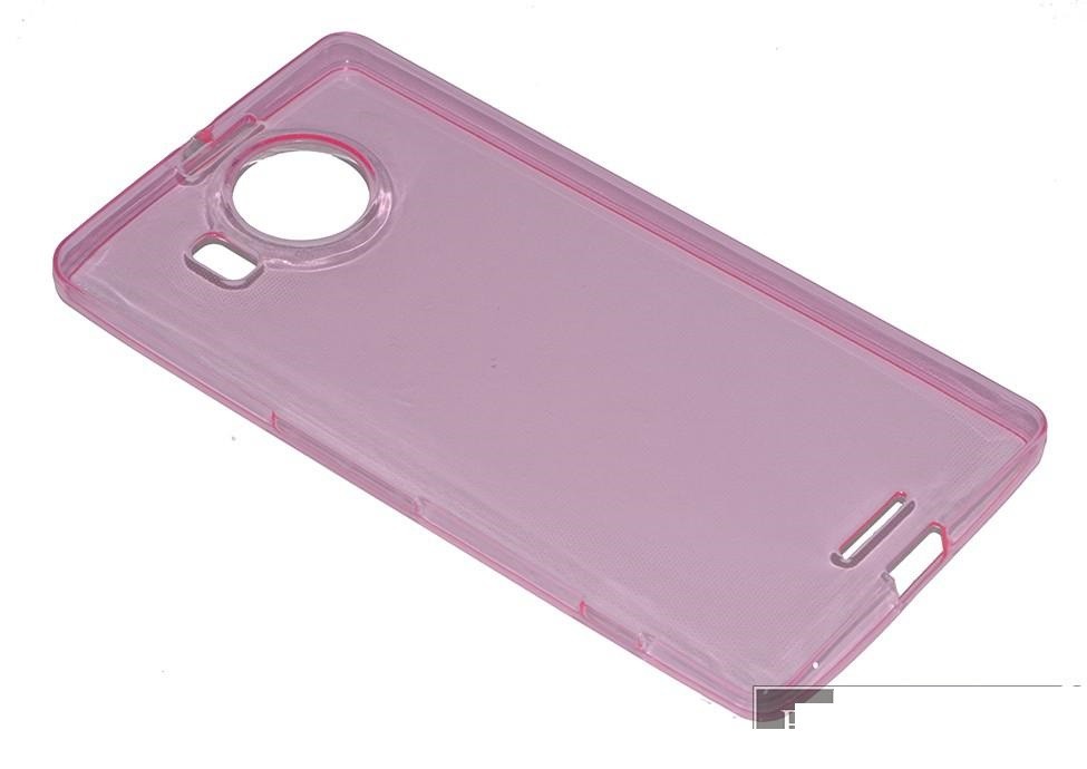 Накладка TPU Сrystal для Nokia 950 XL рожева-0