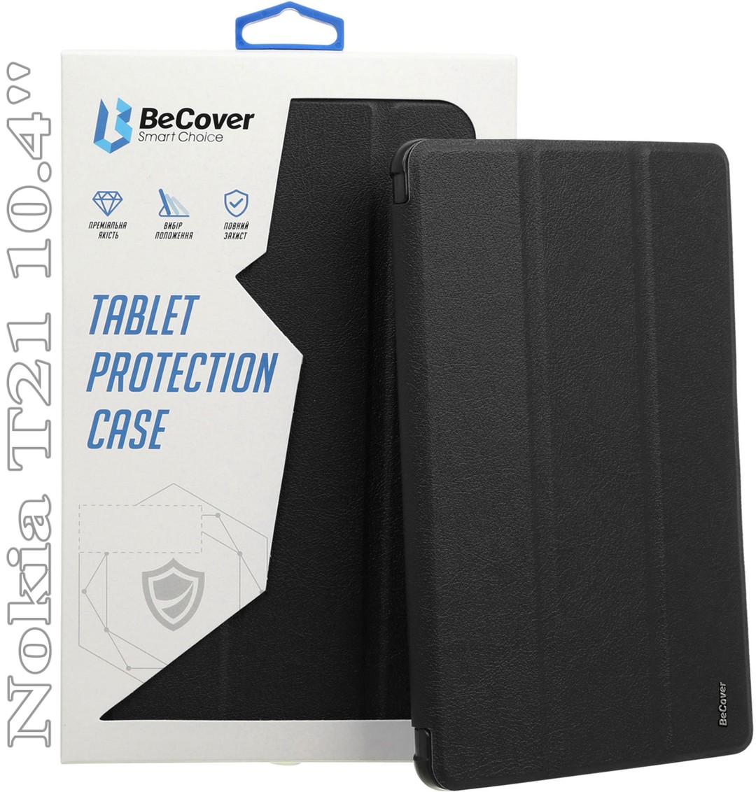 Чохол-книжка BeCover Smart Case для Nokia T21 10.4" Black-0