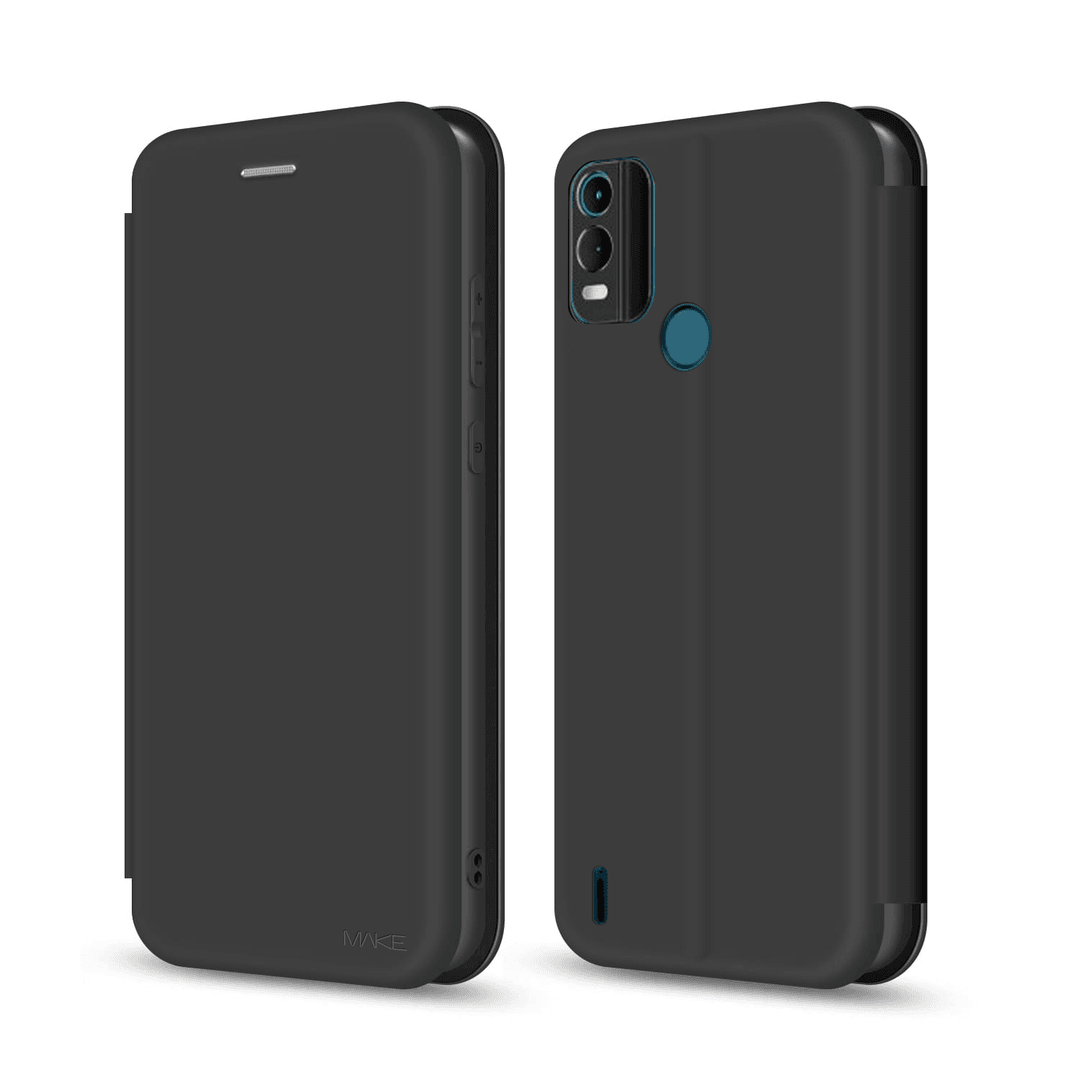 Книжка MAKE для Nokia C21 Plus (Soft-Touch PU) Black-0