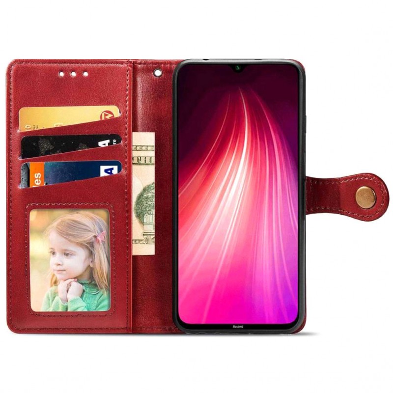 Книжка GETMAN Gallant для Xiaomi Note 14 4G (Europe version)  червона-1
