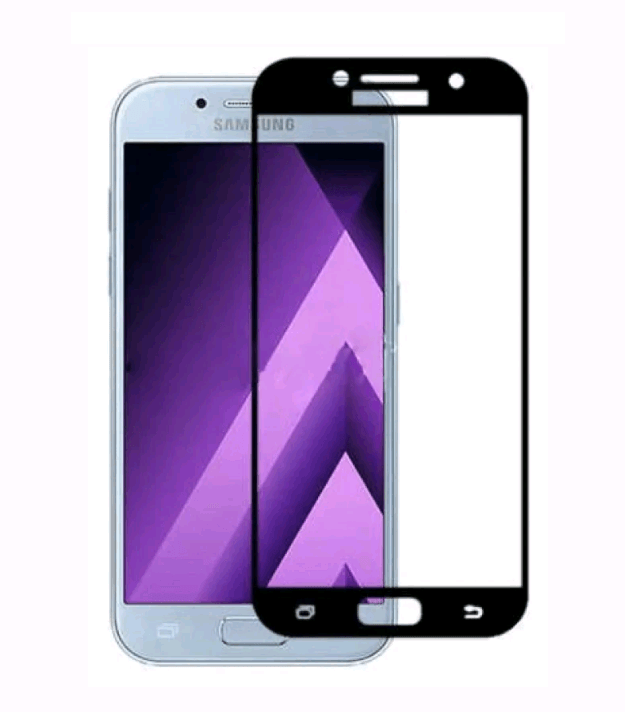 Захисне скло Full Screen для Samsung A520 (A5-2017) Black-0