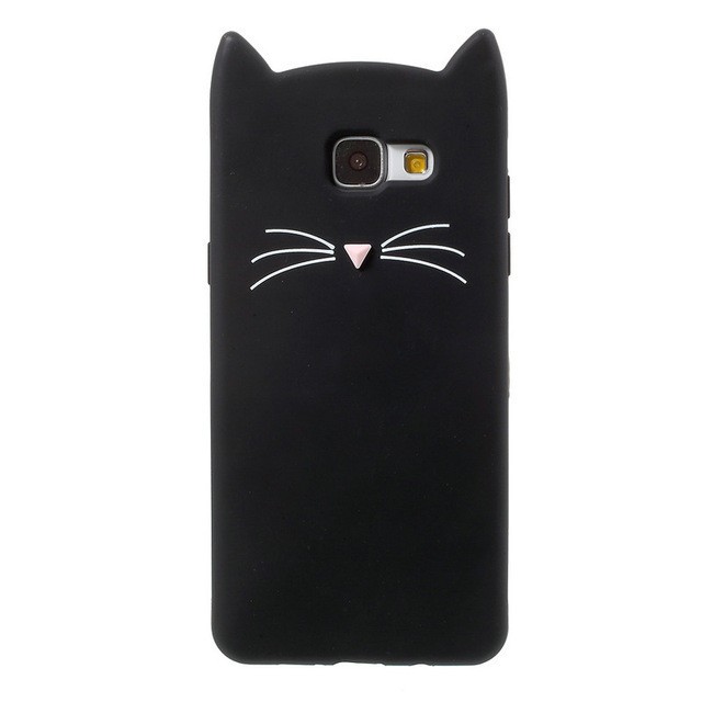 Накладка 3D Cat для Samsung A5 (2017) A520 чорна-0