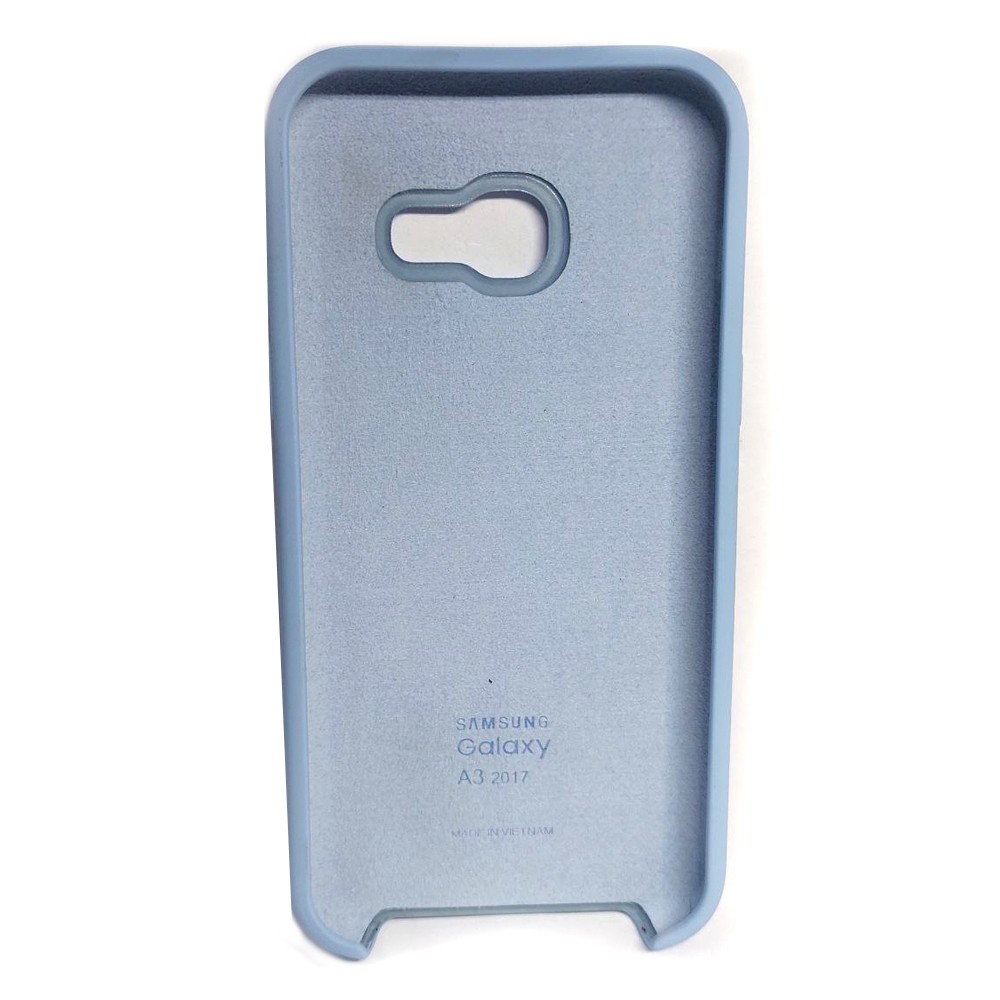 Silicone case для Samsung A3 (2017) A320 (Lilac cream)-1