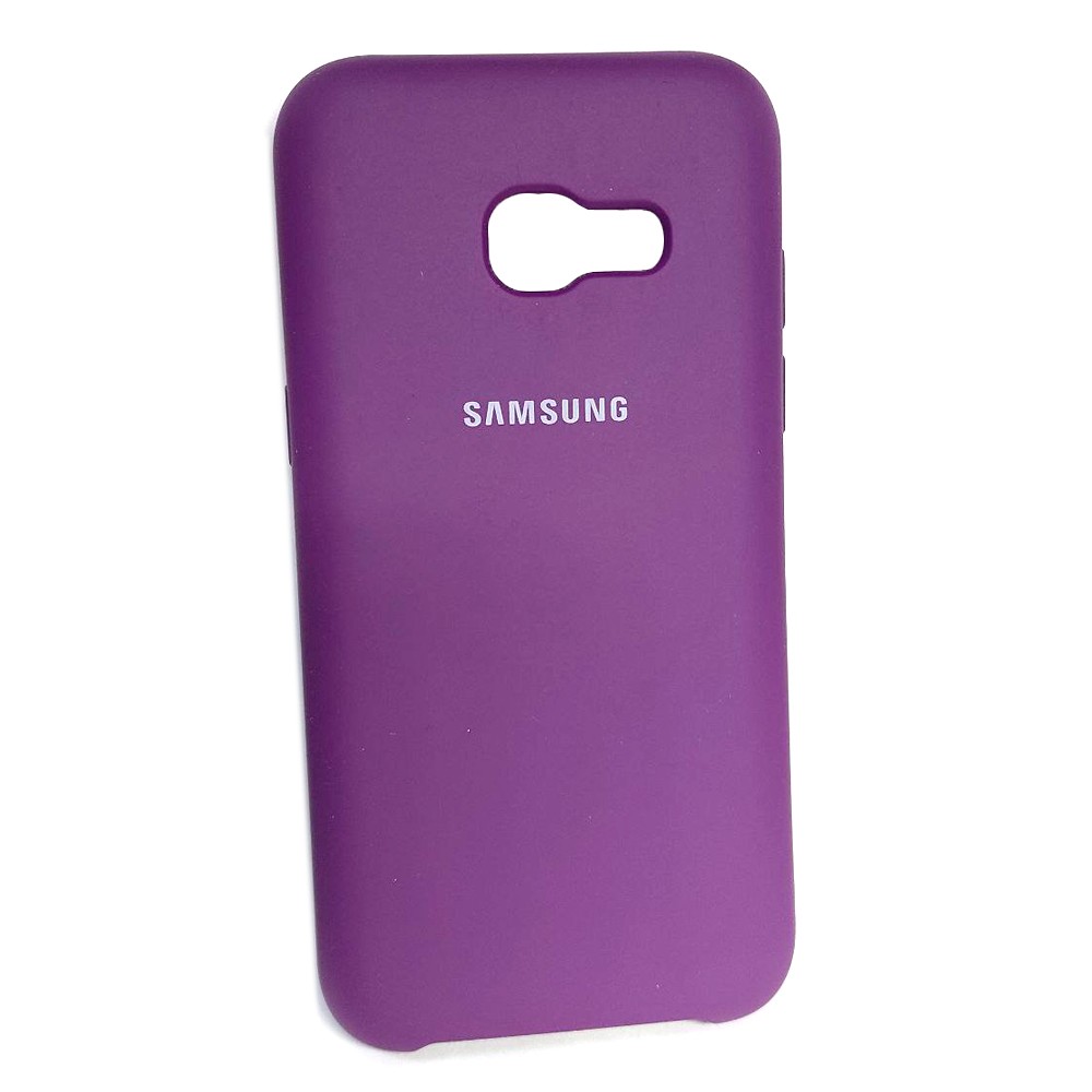 Silicone case для Samsung A3 (2017) A320 (Purple)-0