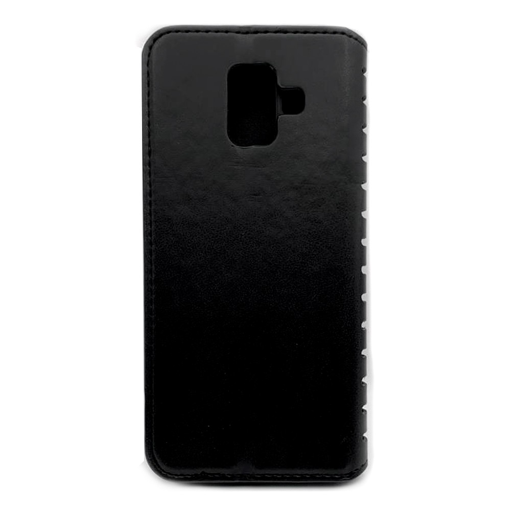 Книжка leather folio для Samsung A6 чорна-1