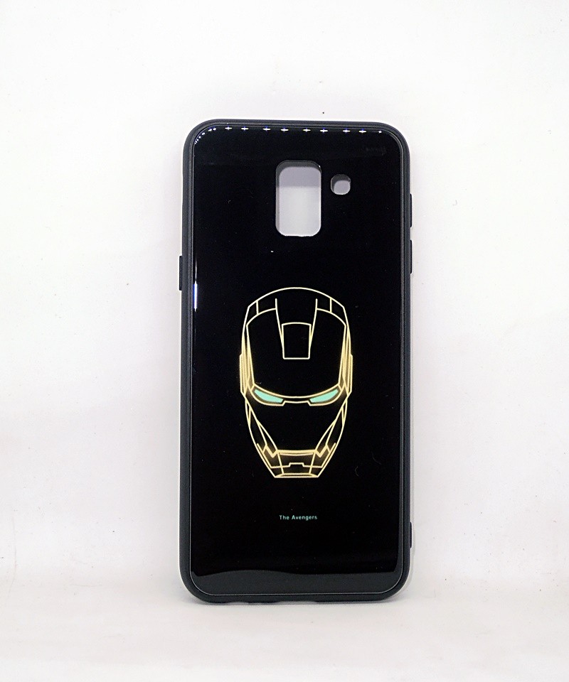 Накладка LUMINOUS GLASS для  Samsung A8 Plus (2018)/A730 (Ironman)-0