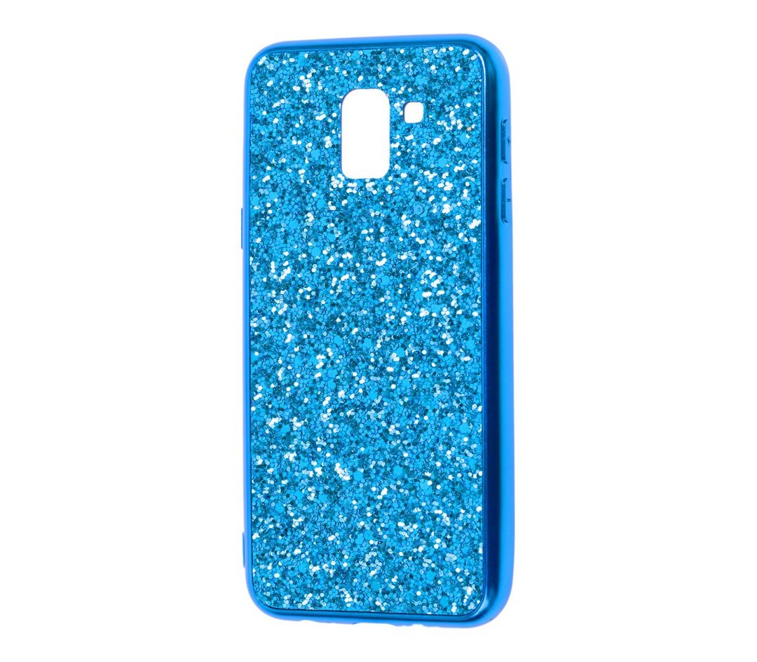 Shining Corners With Sparkles Samsung Galaxy J6 Plus 2018 (J610F) (blue)-0