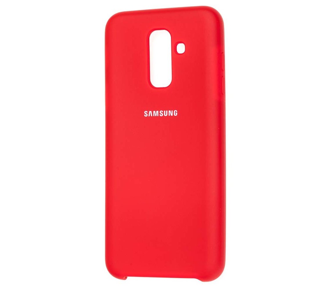 Silicone case для Samsung A6 2018 (A600) (Red)-0