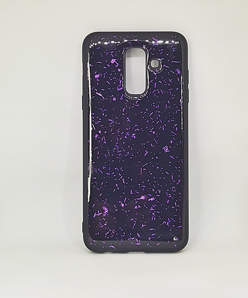 Накладка Confetti для Samsung A6 фіолетовий-0