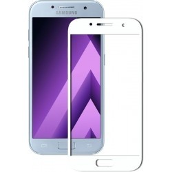 Захисне скло Silk Screen для SAMSUNG A7 (2017) / A720 white-0