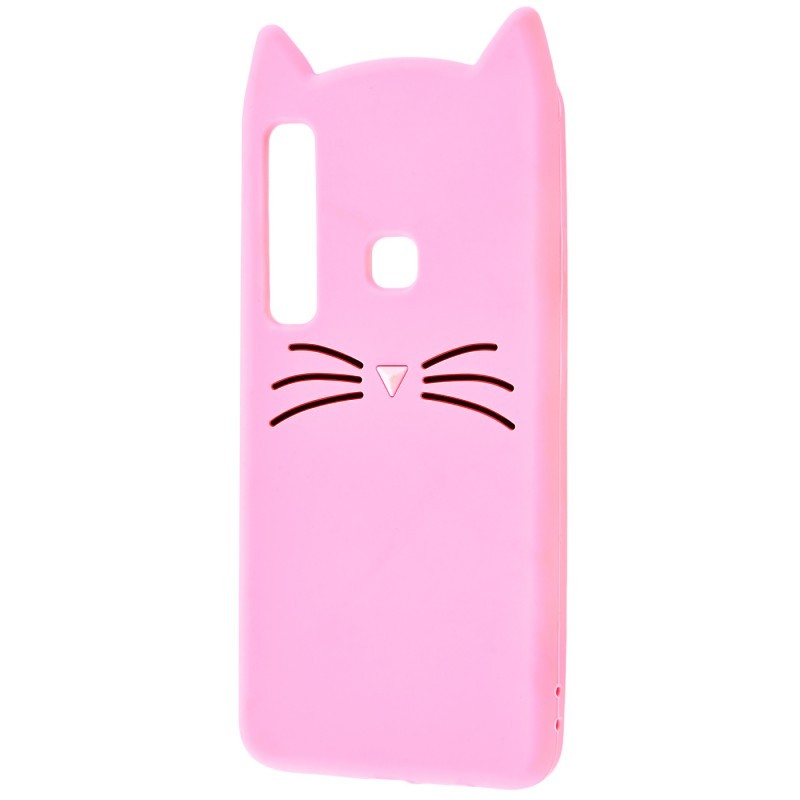 Накладка 3D Cat дляSamsung Galaxy A9 2018 (A920F) рожева-0