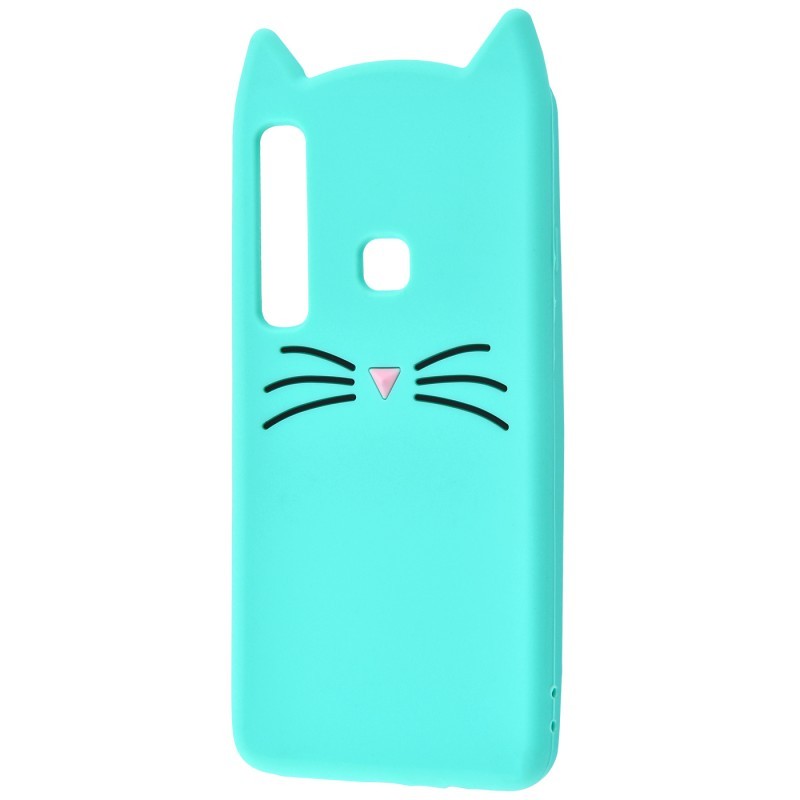 Накладка 3D Cat для Samsung Galaxy A9 2018 (A920F) м`ятна-0